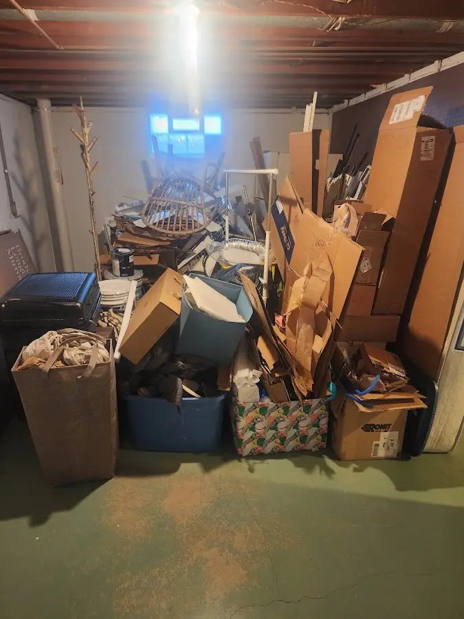 Roll-off dumpster container at job site for Construction Dumpster Rental in Watauga